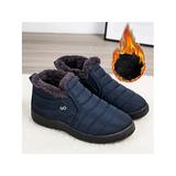 Lacyhop Winter Warm Boots Women Men Snow Boots Lazy Shoes Waterproof Autumn Winter Women Outdoor Casual