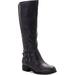 Style & Co. Womens Milah Faux Leather Tall Riding Boots