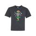 Inktastic Funny Christmas I'm the Sweet Elf with Shoes and Hat Child Short Sleeve T-Shirt Unisex Retro Heather Black S