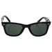 Ray Ban RB 2140-F 902 Wayfarer - Tortoise/Crystal Green by Ray Ban for Unisex - 52-22-150 mm Sunglasses