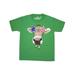 Inktastic 4th of July Patriotic Cow in Shades Child Short Sleeve T-Shirt Unisex Kelly Green S