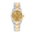 Pre Owned Rolex Datejust 6827 w/ Champagne Diamond Dial 31mm Women's Watch (Certified & Warranty Included)