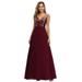 Ever-Pretty Womens Elegant Sequin Prom Dresses for Women 00962 Burgundy US8