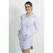 BloqUV Women's UPF 50+ Sun Protection Hoodie Dress, Lavender (Medium)