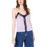 Bar Iii Womens Lace-Trim Cami Tank Top