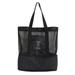 Sealed Bag Cooler Beach Picnic Shoes Bags Shoulder Insulation Insulated Mesh Tote Bag Black