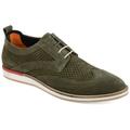 Thomas & Vine Jett Men's Wingtip Derby Shoes Olive