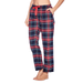 Ashford & Brooks Women's Super Soft Flannel Plaid Pajama Sleep Pants