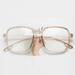 New Fashion Irregular Frame Transparent Glasses for Women Men Vintage Flat Mirror Eyeglasses