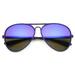 Womens Aviator Sunglasses With UV400 Protected Mirrored Lens 9831