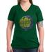 CafePress - Hulks Fist Women's V Neck Dark T Shirt - Women's V-Neck Dark T-Shirt