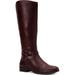 Style & Co. Womens Kindell Faux Leather Round Toe Riding Boots