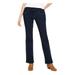 STYLE & COMPANY Womens Blue Boot Cut Pants Size L