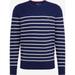 Polo Ralph Lauren Men's Blue Striped Cotton Sweater