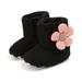 Topumt Autumn Winter Baby Cotton Shoes Soft Anti-slip Flower Shoes Baby Infant Boots