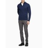 Calvin Klein Men's Merino Wool Full-Zip Sweater Navy Size Extra Large