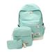 3Pcs/Sets Canvas School Backpacks for College, Travel Scatchel Rucksack Backpacks for Middle School, Student Durable School Backpack for Teens, NSLo104LG