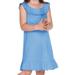 Kavio! Little Girls 3-6X Ruffle Collar Tank Dress Azure 4