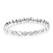 Shop LC 925 Sterling Silver Boho Handmade Polki Diamond Tennis Bracelet Size 7.25" Ct 4 H-I Color I3 Clarity