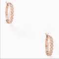 Kate Spade Jewelry | Kate Spade Cz Huggie Hoop Earrings | Color: Gold | Size: Os
