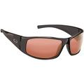 Flying Fisherman 7352BV Magnum Polarized Sunglasses, Black Frames With Vermillion Lenses