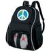 Peace Sign Soccer Backpack or Peace Sign Volleyball Bag