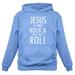 Tstars Womens Christian Shirts Christian Clothes Jesus is my Rock and Thats How I Roll Christian Clothes for Ladies Following Jesus Faith Shirts Christian Outfits Jesus Clothing Women Hoodie