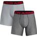 Under Armour Men's Tech 6'' Boxerjock Boxer Briefs - 2 Pack (Regular And Big Tall)