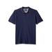 BUTTONED DOWN Men's Classic-Fit Supima Cotton Stretch Pique Polo Shirt, Navy, Medium