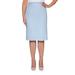 Alfred Dunner Womens Lightweight Texture Lightweight Skirt With Embellished Detail