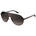 Carrera PVC Matte Brown ChampionMT Aviator Sunglasses Lens Category 3