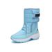 UKAP Women's Fleece-Lined Slip-Resistant Winter Ankle Snow Boot