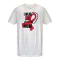 Inktastic Heart HeaIth Awareness Wear Red for my Mom Adult Men's V-Neck T-Shirt Male