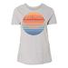 Inktastic Lake Placid Retro Sunset Adult Women's Plus Size T-Shirt Female Heather 4X