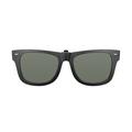 Solar Shield Unisex Black Polarized SolarShield ClipOn Sunglasses SD01