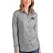 Orlando Magic Antigua Women's Structure Button-Up Long Sleeve Shirt - Black/White