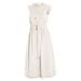 Maison De Ines Womens Ivory Waist Elastic Dress