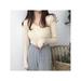 Fashion Knitted Sweaters for Women Winter Casual Slim Fit V-Neck T-Shirt Long Sleeve Sweat Pullover Tops