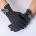 Women Warm Winter Touch Screen Wrist Wool Gloves Lovely Bow Gloves