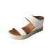 Avamo Summer Women Ladies Wedge Platform Sandals Beach Slides Sliders Slippers Shoes