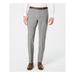 DKNY Mens Gray Stretch, Tapered, Stretch Pants 30W/ 32L