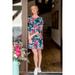 The Pioneer Woman Floral A-Line Knit Dress with 3/4-Sleeves, Womens