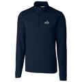 Old Dominion Monarchs Cutter & Buck Big & Tall College Vault Advantage Tri-Blend Quarter-Zip Pullover Jacket - Navy