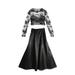 2020 Women Chiffon Solid colors Autumn Pretty Vestidos Famale elegant Lace Hollow Out Dress Long Sleeve Long Party Dress