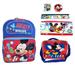 Disney Mickey Mouse Large Backpack w Lunch case + 5 pcs bonus set