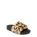 Steve Madden Jsoftey Leopard Footbed Sandal (Little Girl and Big Girl)