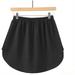 Women's Lower Sweep Skirt,Adjustable Layering Fake Top Underskirt Fake two-piece Irregular Skirt Half-Length Splitting a Version Shirt Extender Mini Skirt,Oversize Lower Sweep Inner Skirt