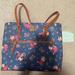 Dooney & Bourke Bags | Disney Exclusive Flower & Garden Dooney & | Color: Blue/Pink | Size: Os