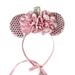 Sinai Kids Pink Sequin Minnie Mouse Carnation Headband Fancy Diadem Girls