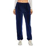 LELINTA Women's Big and Tall Sweatpants Sweatsuit Womens Jogger Sweatpants Velvet High Waist Loose Fit Long Yoga Trousers Pants, S-2XL